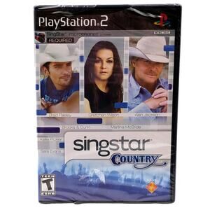 Singstar Country PS2 Video Game Sony PlayStation 2 Brand New Sealed NTSC